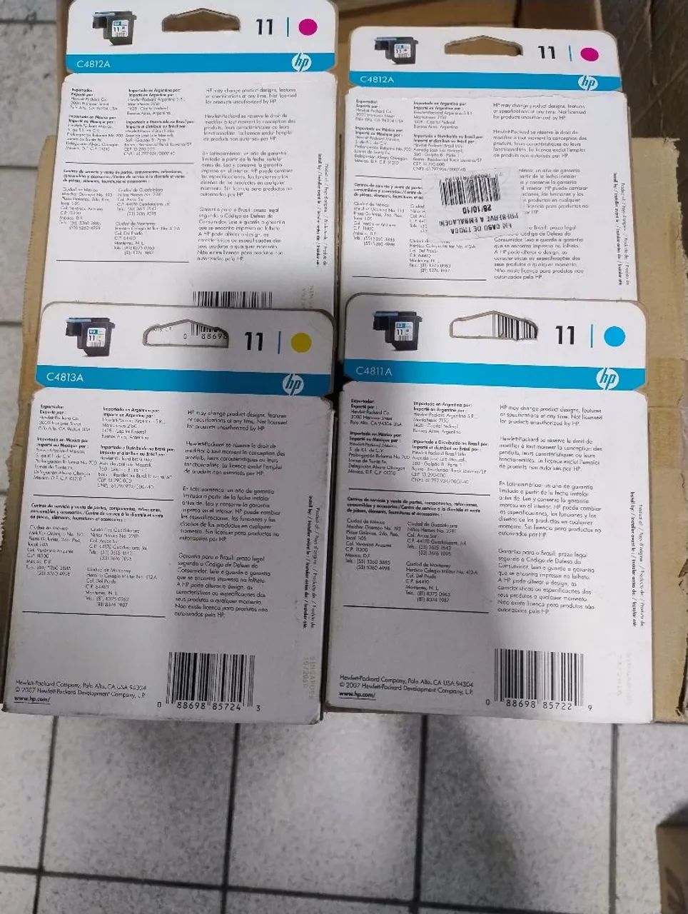 Cabeça de impressão  HP 11 originais - Novos! - Foto 2