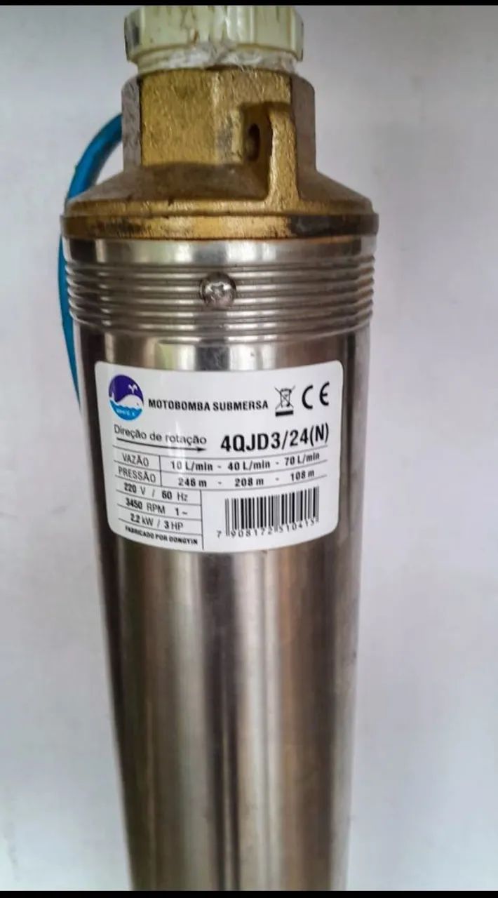 Motobomba Submersa 40JD3/24(N) - Nova