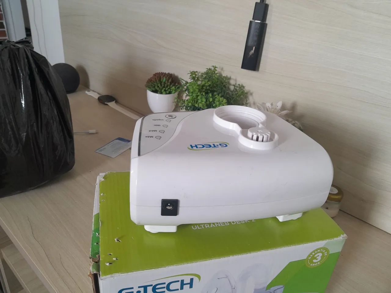 Inalador UltraNeb Desk 2 G-Tech - Novo - Foto 3