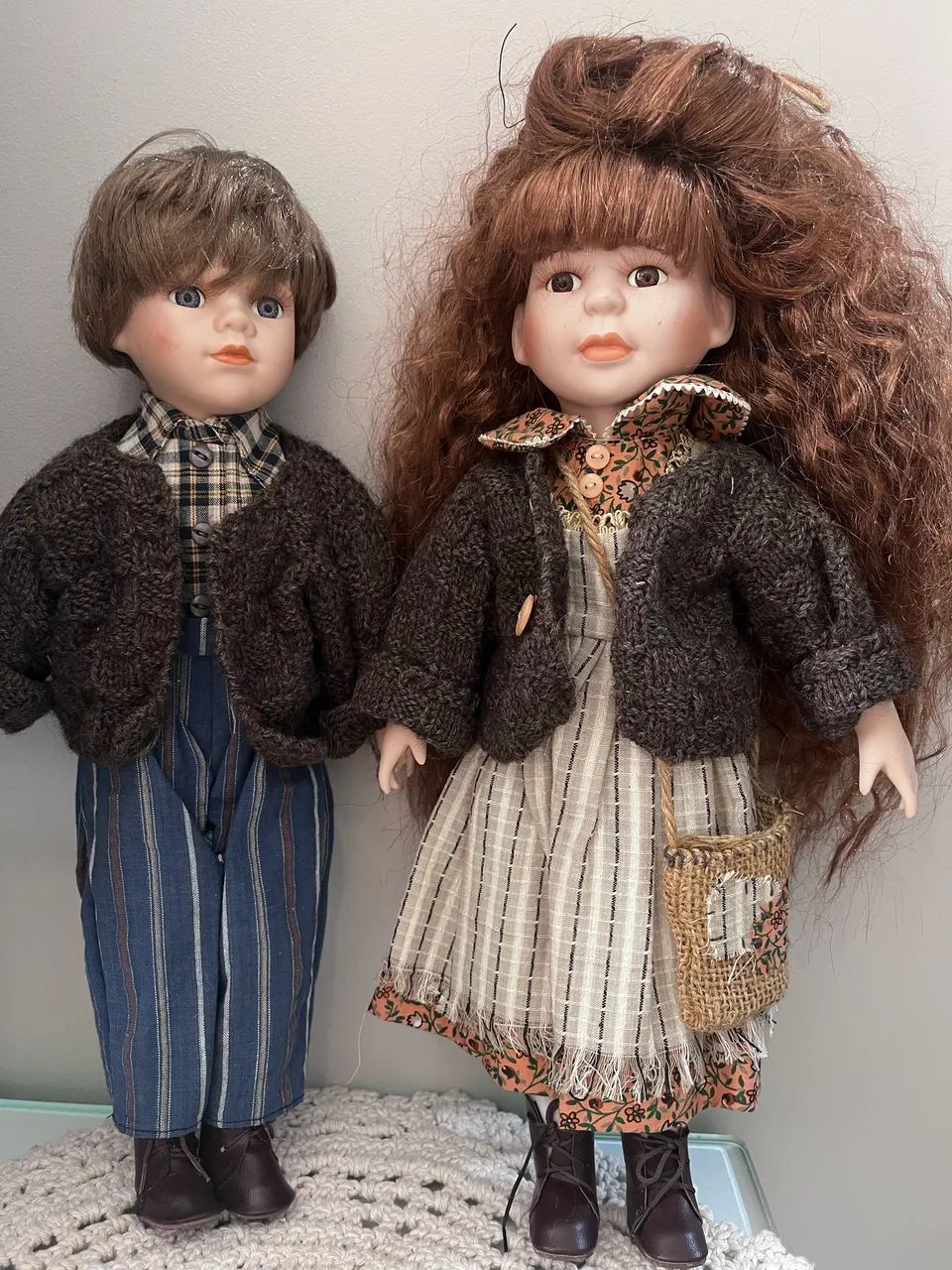 Casal bonecos de porcelana. - Foto 3