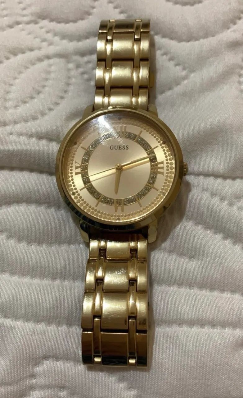 Relógio guess dourado feminino  - Foto 2