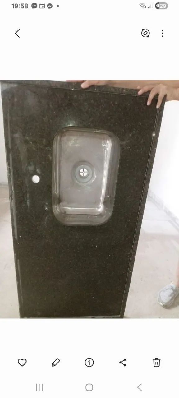 Pia em granito 64341726848002123