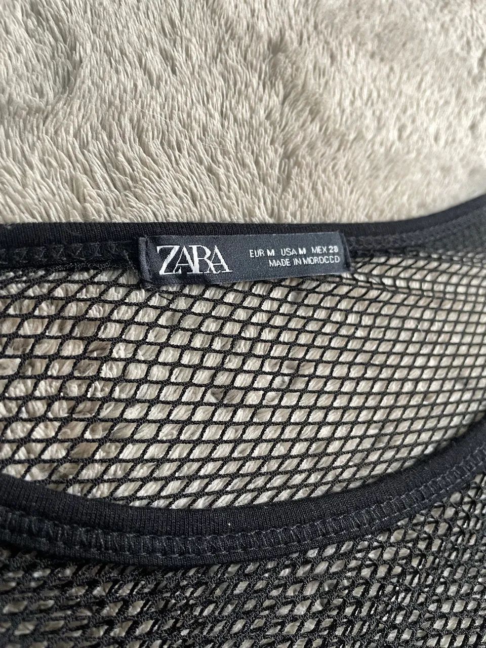 blusa manga longa arrastão zara - Foto 4