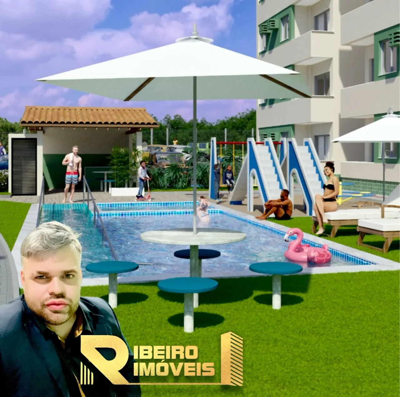 Apartamento com piscina e lazer completo!