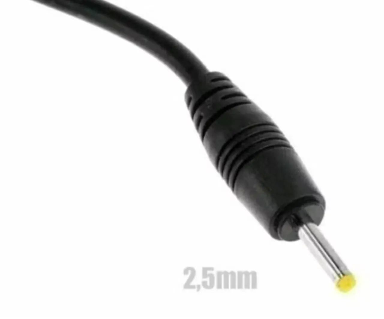Fonte Carregador pino agulha plug fino para Tablet Ponta Fina 5v 3a pino 2.5 mm - Foto 4