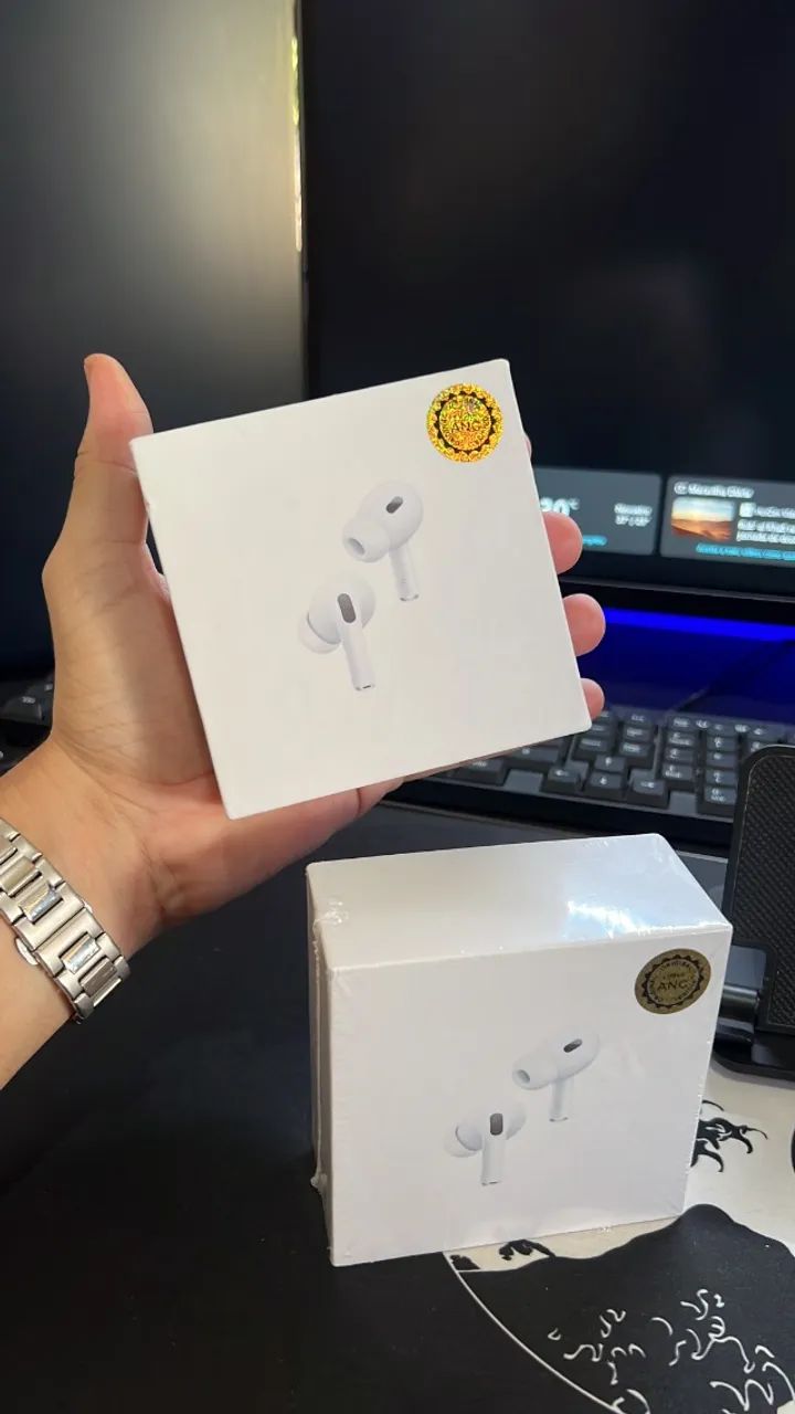 Fone de Ouvido Bluetooth TWS Modelo Pro - Com Sensor, Pop-up e Carga Sem Fio - Novo