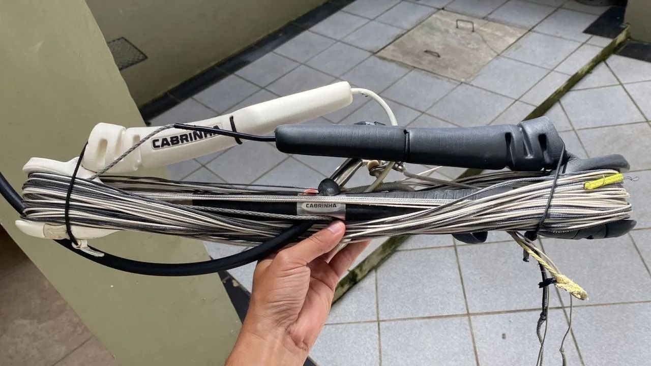 Kitesurf cabrinha 9 2021 com barra e mochila - Foto 5