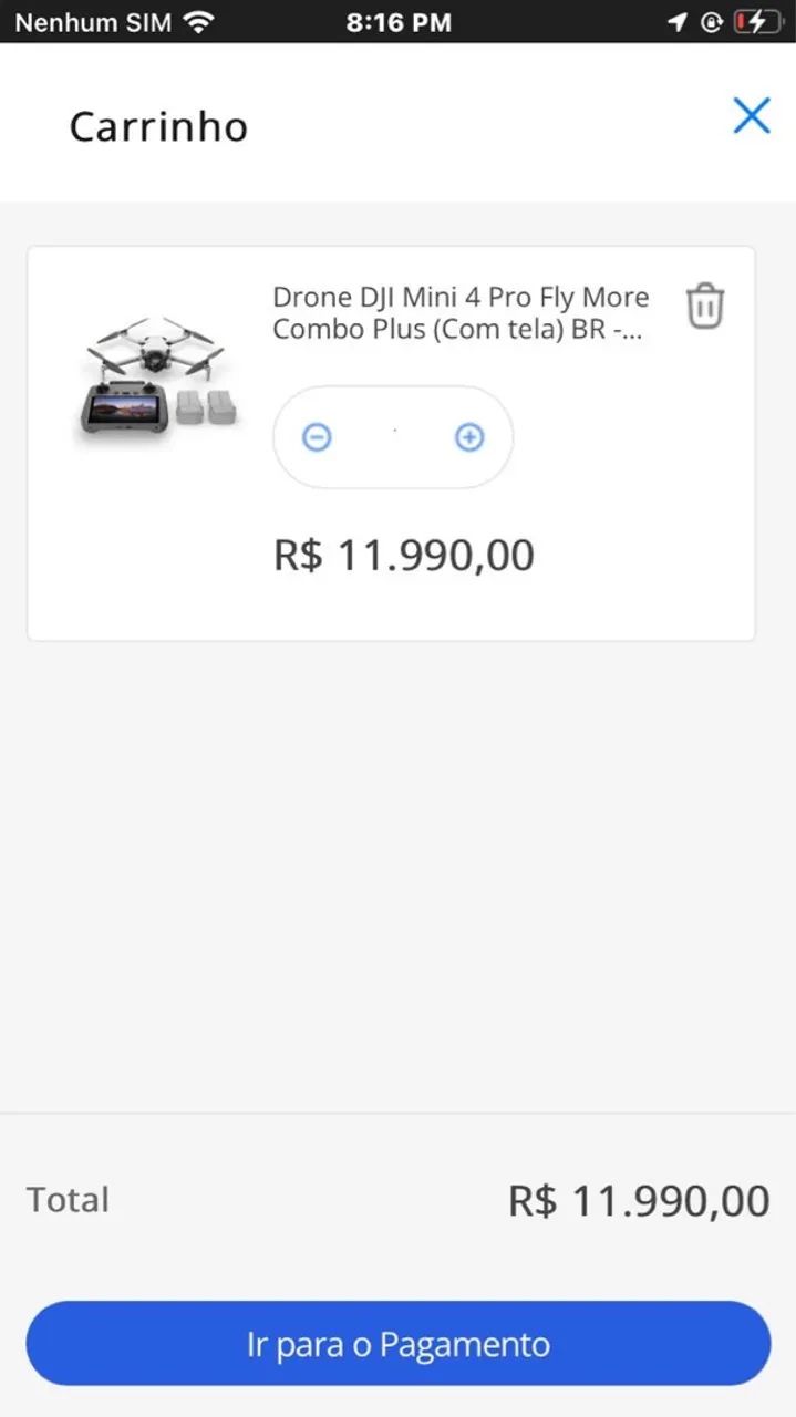 Drone DJI Mini 4 Pro - Novo - Foto 3