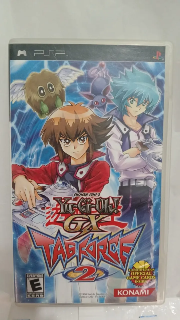 YU-GI-OH! GX TAG FORCE 2 PSP COMPLETO (ACOMPANHA AS 3 CARTAS ORIGINAIS)