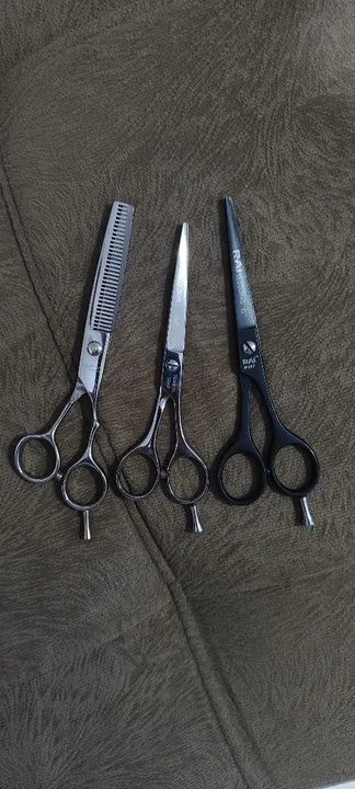Tesouras de cabelo profissionais - Kit com 5 peças