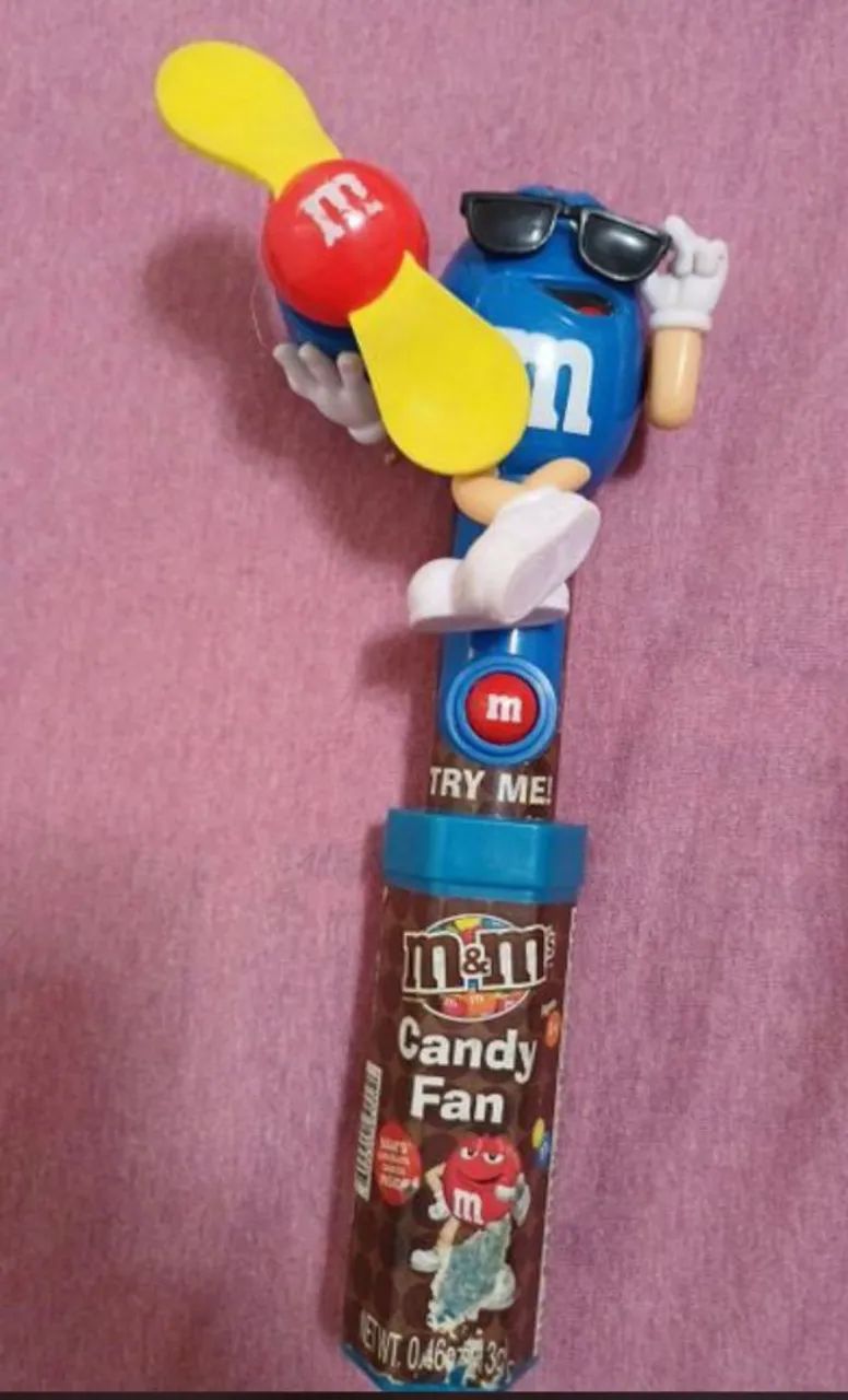 Mini Ventilador M&M's - Brinquedo