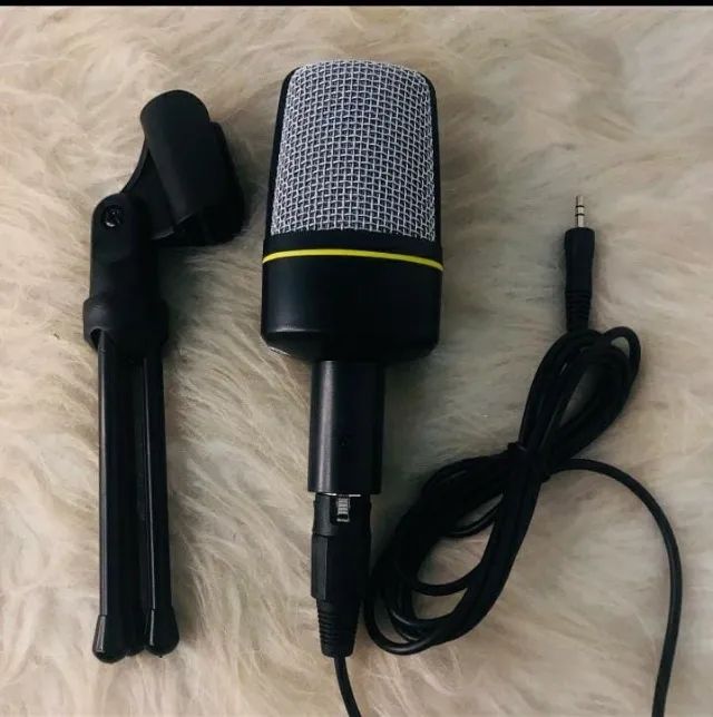 Microfone Com Fio Condensador Sf-666, não precisa de mesa de som - Foto 3