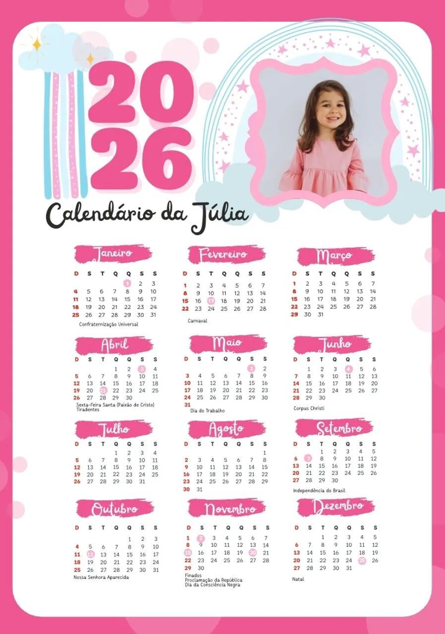 Custom calendar64595544206723122