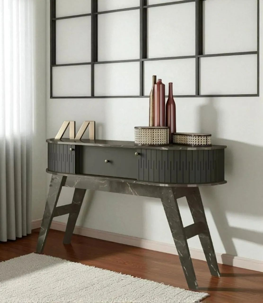 Aparador Estoril Jade/Oliva Novo e com ótimo acabamento 