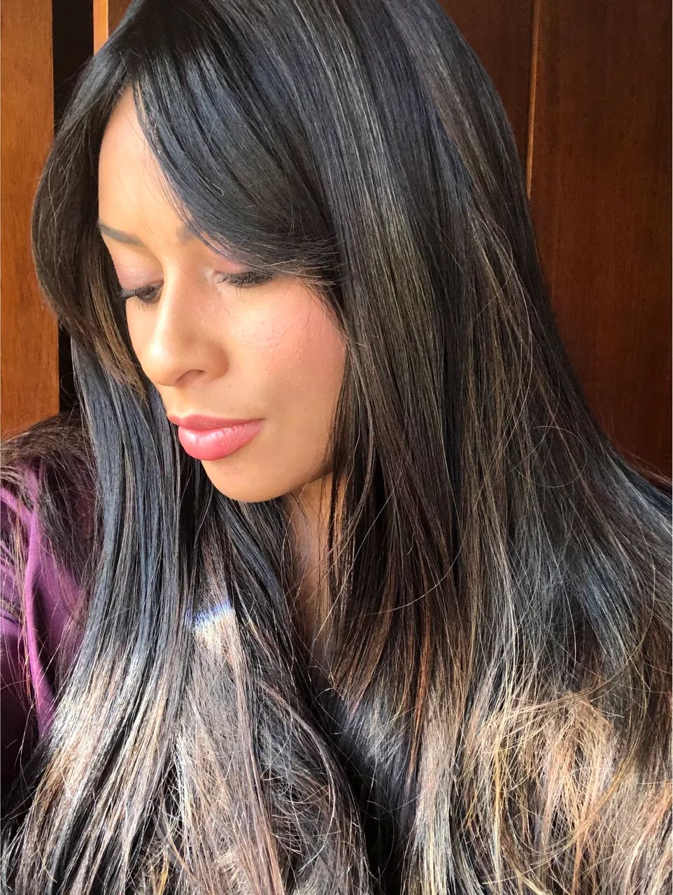 Peruca - morena iluminada/ premium  - Foto 4