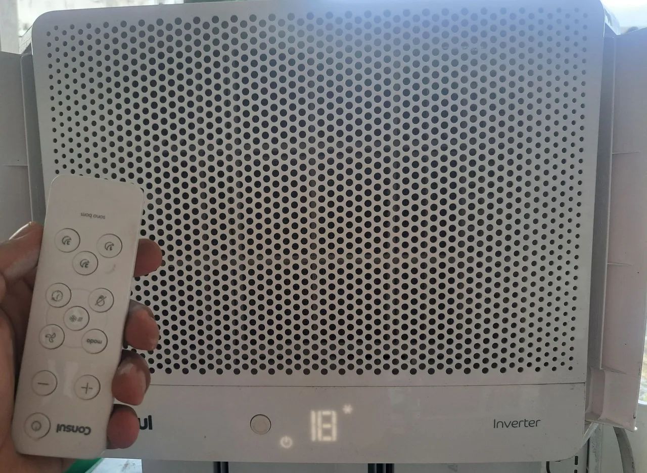 Ar condicionado Inverter 10.000 btu 127/220volts (Bivolt) Lavado gelando muito 