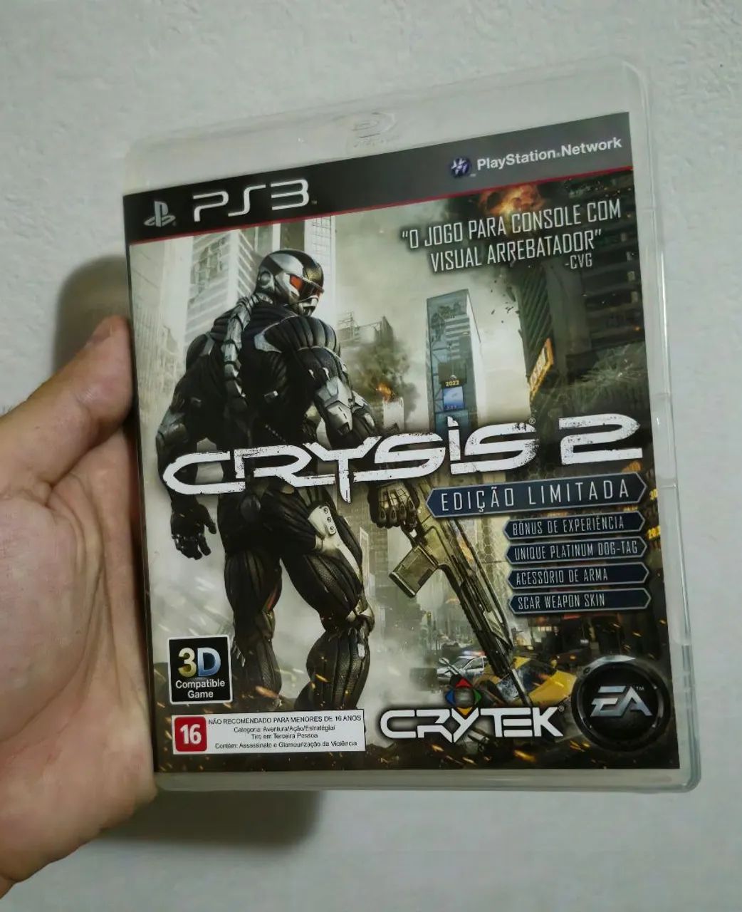 Crysis 2 Edição Limitada - PS3 (Faço olx pay) 