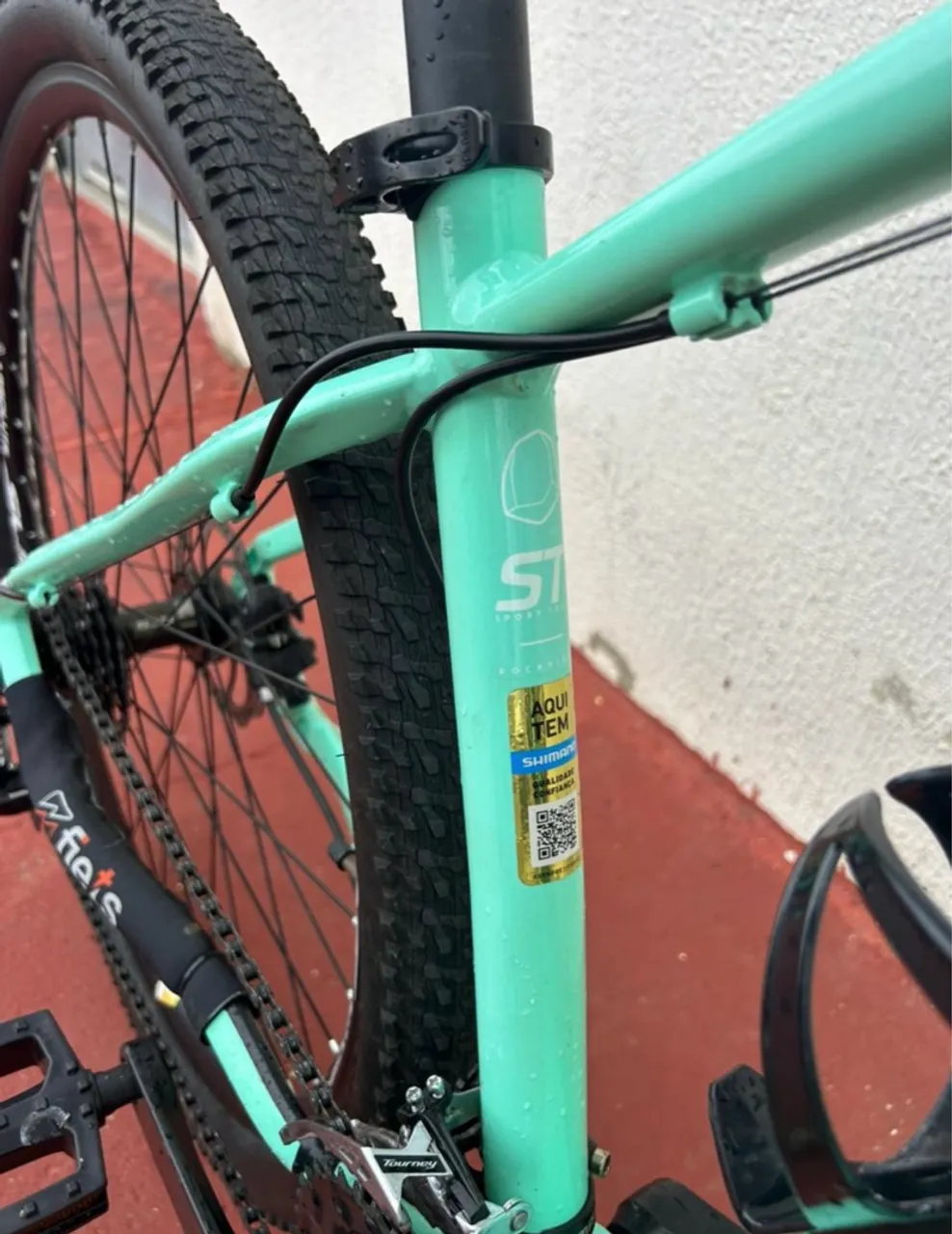 Bicicleta Rockrider ST 500 Aro 29 - Verde Água