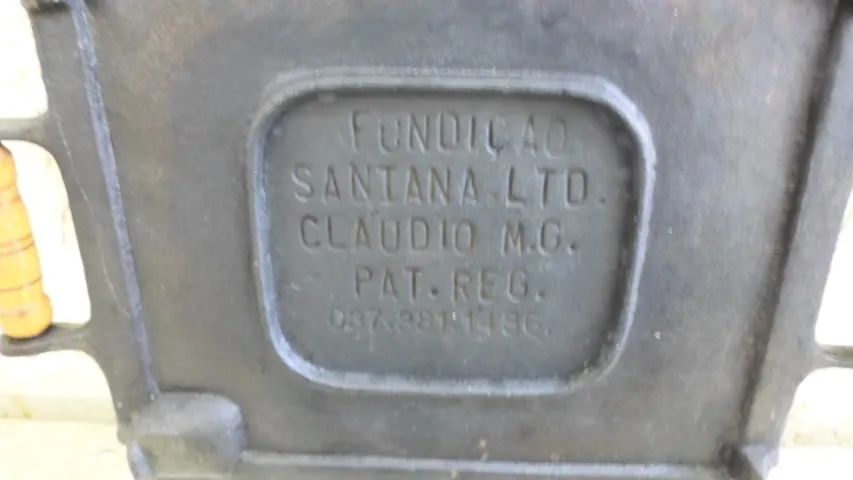 Antigo RECHAUD E CHAPA FERRO FUNDIDO- á alcool  - Foto 2
