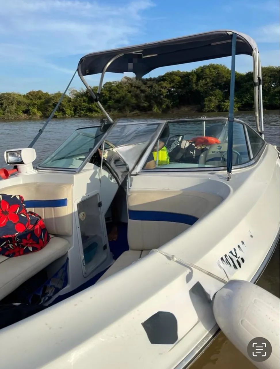 Lancha 195 Ventura, 2008 motor 115hp 2013 registrada na Capitania  - Foto 6