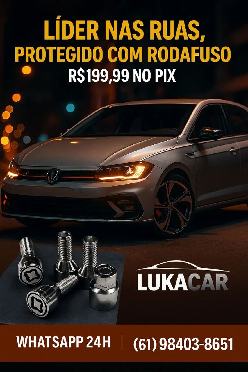 Kit Antifurto para rodas - Segurança para seu carro! - Foto 2