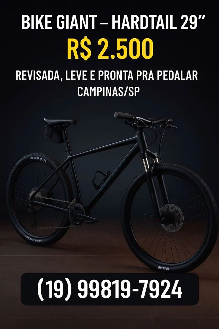 Giant 29? Shimano Deore - Suspensão a Ar, Freio Hidráulico, Top!