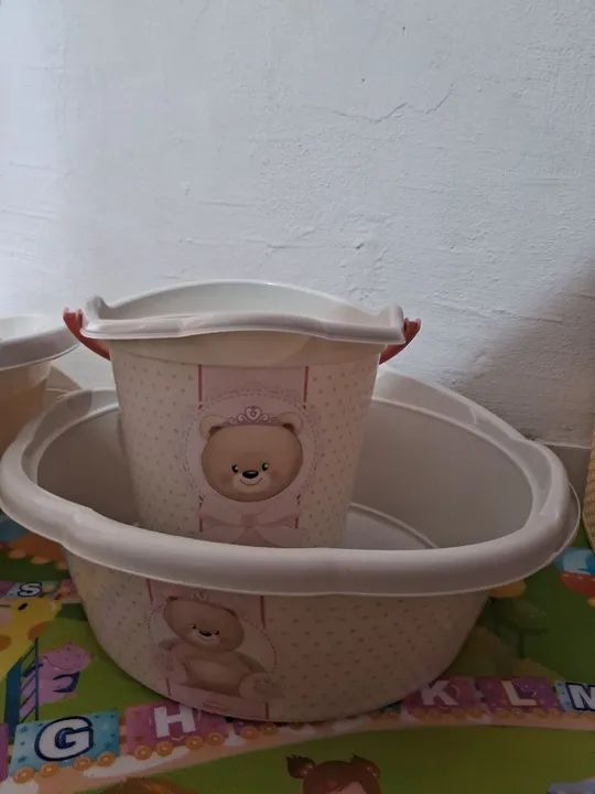 Banheira de bebê (kit enxoval) - Foto 3