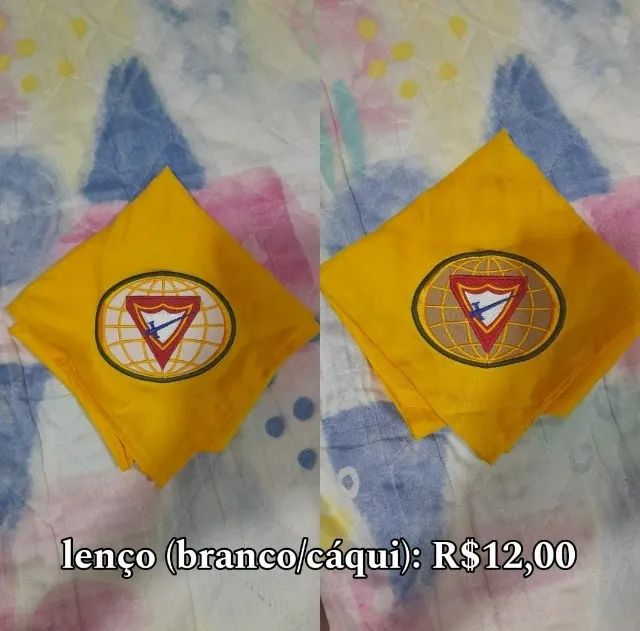 vendo lenço, farda e emblemas do clube de desbravadores (leia a descrição e as fotos)