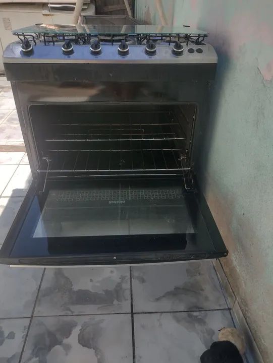 Fogão Itatiaia 5 bocas funcionando perfeitamente 450 - Foto 3