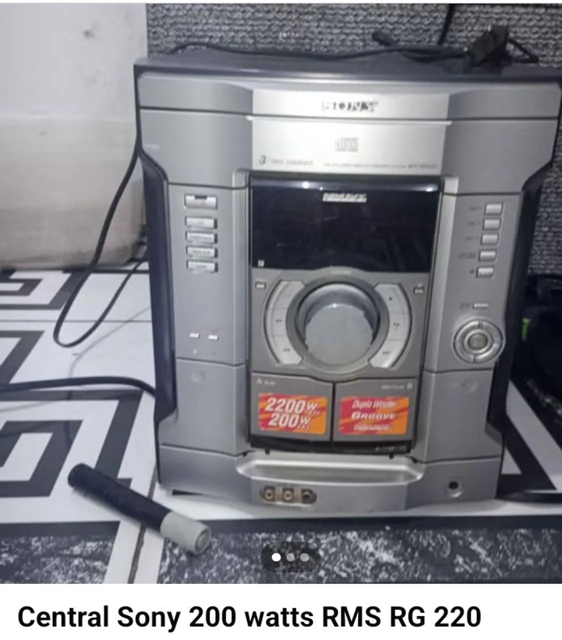 Mini System Sony RG 220 - 200W RMS