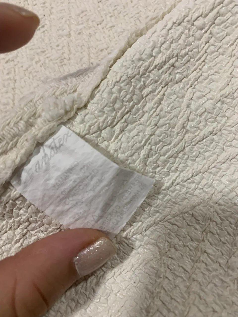 Tapete antiderrapante branco 