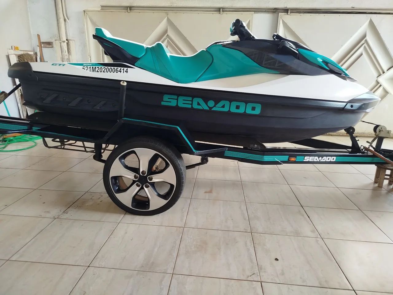 Jet seadoo GTI 130 ano 2020 com 77 horas. - Foto 7