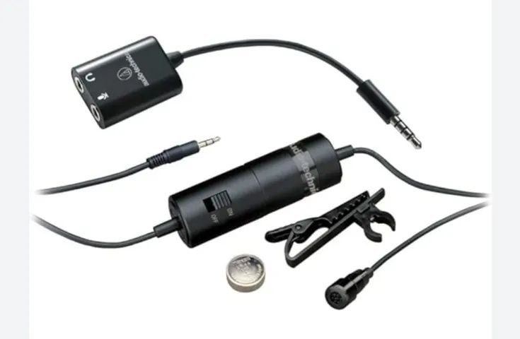 Microfone Lapela Audio-technica Para Entrevistas - Foto 2