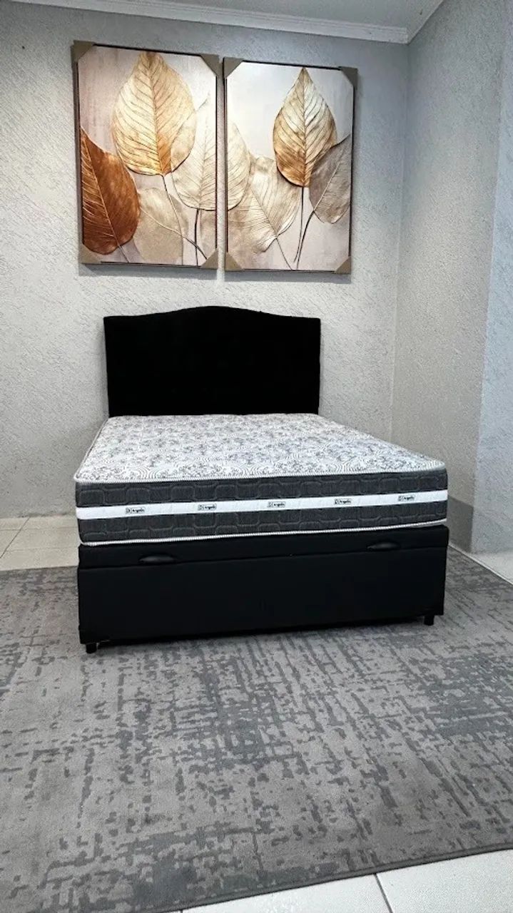 Colchão Casal Molas Ensacadas + Bau a Pronta Entrega - Foto 2