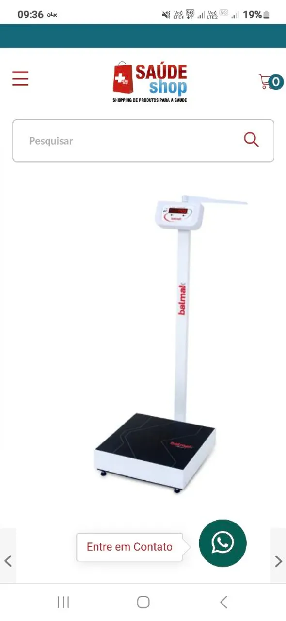 Balança Digital Balmak para Medição de Peso