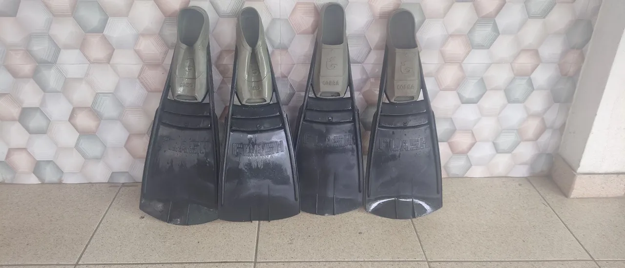 Nadadeiras Cobra Flash, os dois pares pelo valor