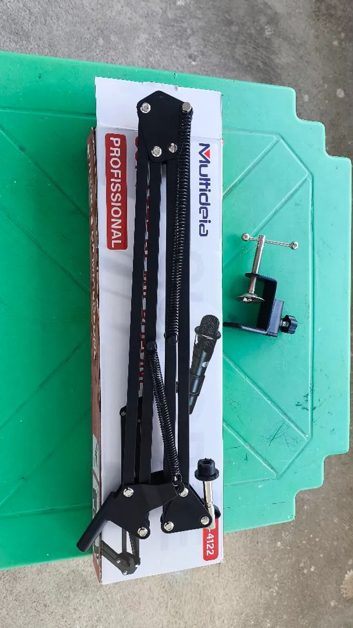 Suporte Braço Articulado de Microfone para Mesa - Foto 2
