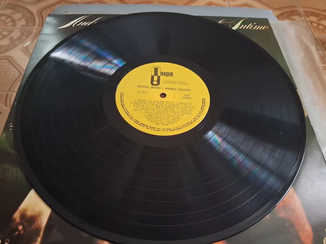 Lp disco de vinil Andres Segovia Recital intimo - Foto 2