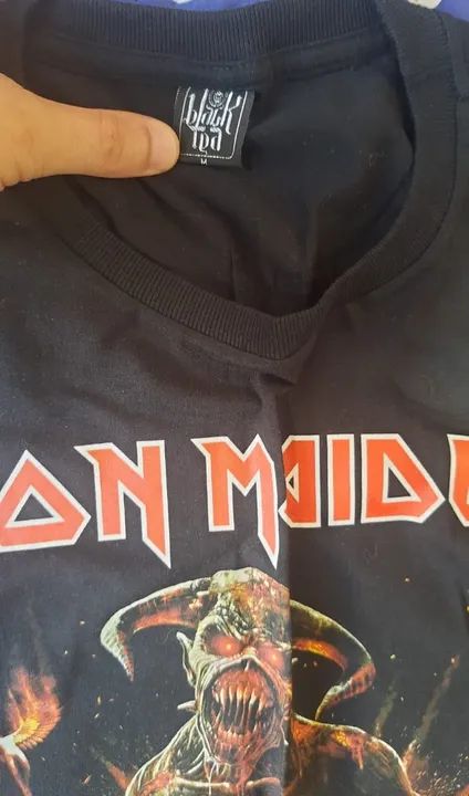 camiseta iron maiden legacy of the beast tour '19 - tam m - Roupas