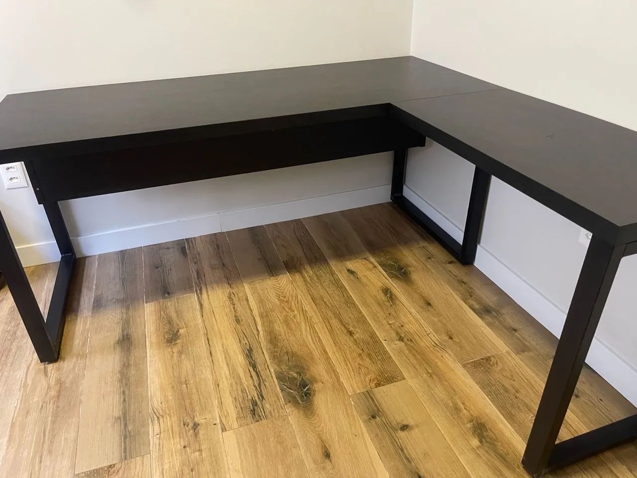 Mesa 1.50x1.60 de Escritório em L Preta - MÓVEIS PARA ESCRITÓRIO 