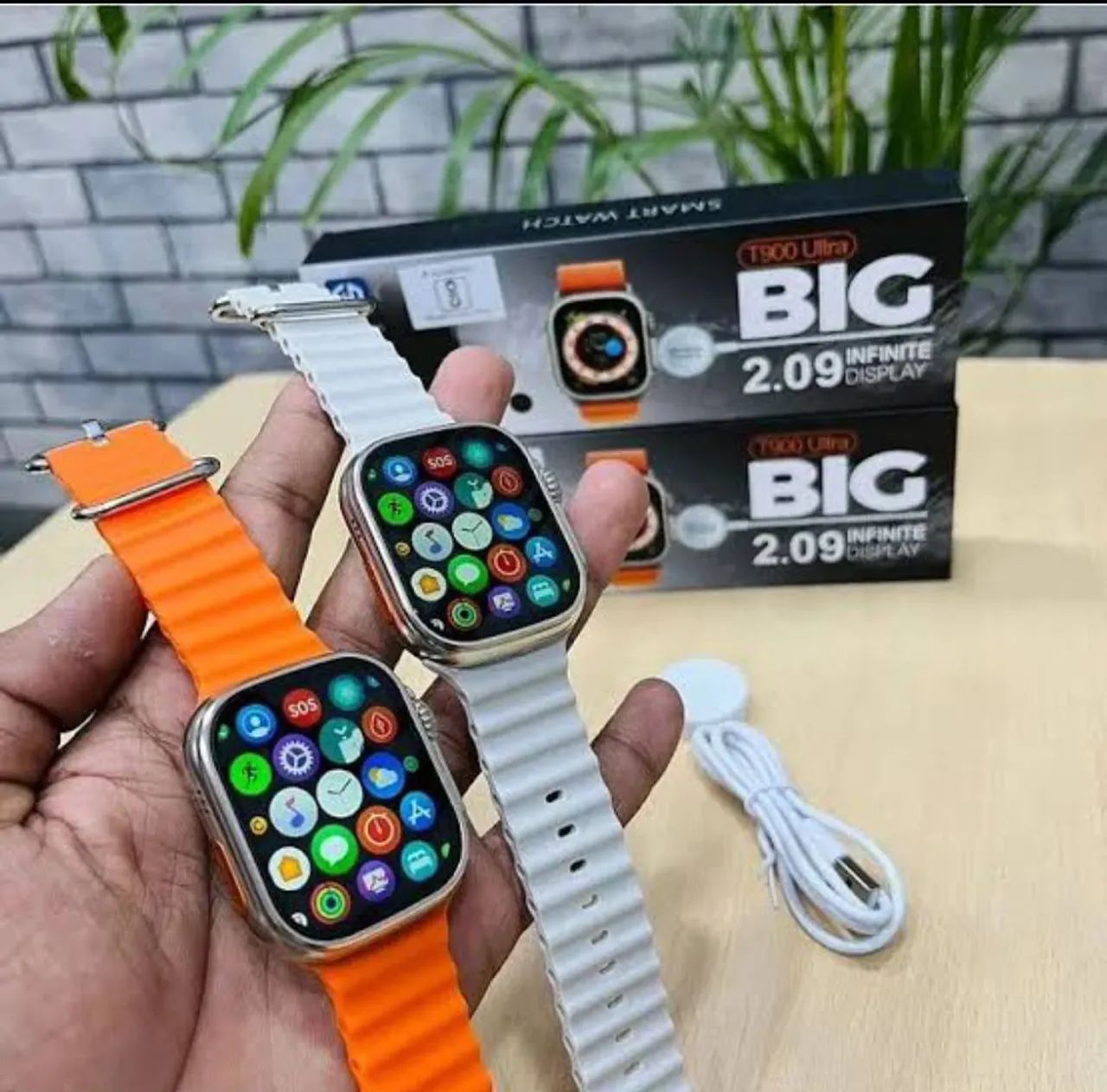 Smartwatch T900 Ultra com Tela Infinita 2.09 Entrega Grátis  - Foto 2