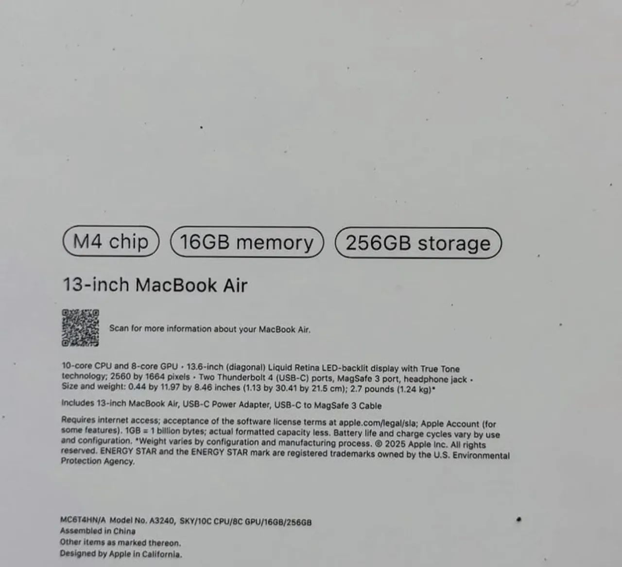MacBook Air M4 13.6 2025 - Foto 2