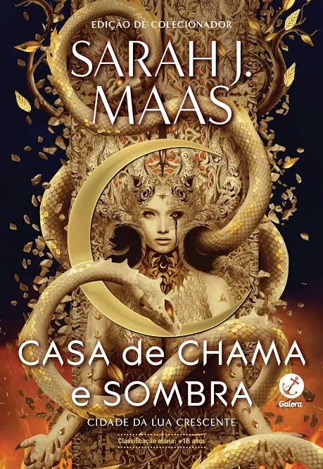Livro Casa de Chama e Sombra com brindes novo