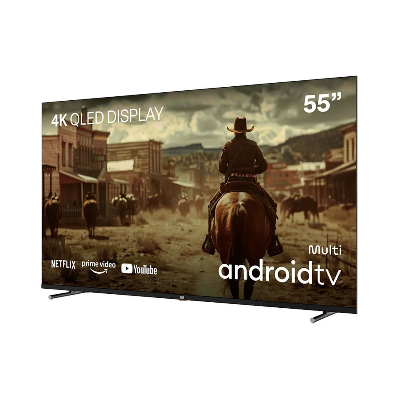 TV 55 polegadas 4K QLED Android TV