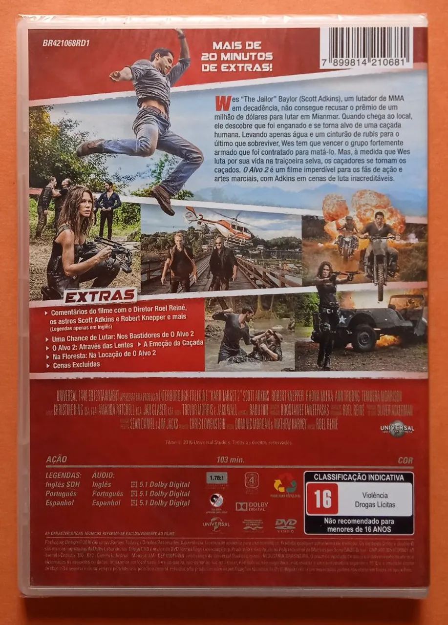 Dvd (Lacrado) O Alvo 2 - Scott Adkins  - Foto 2
