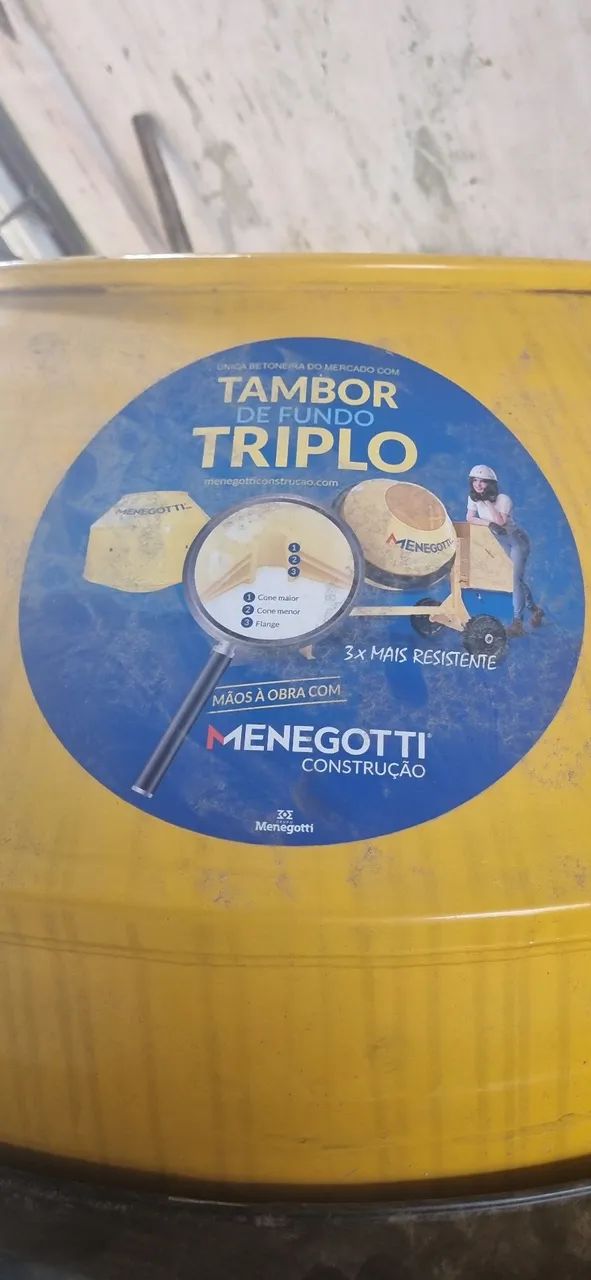 Betoneira zerada MENEGOTTI 400 L - Foto 4