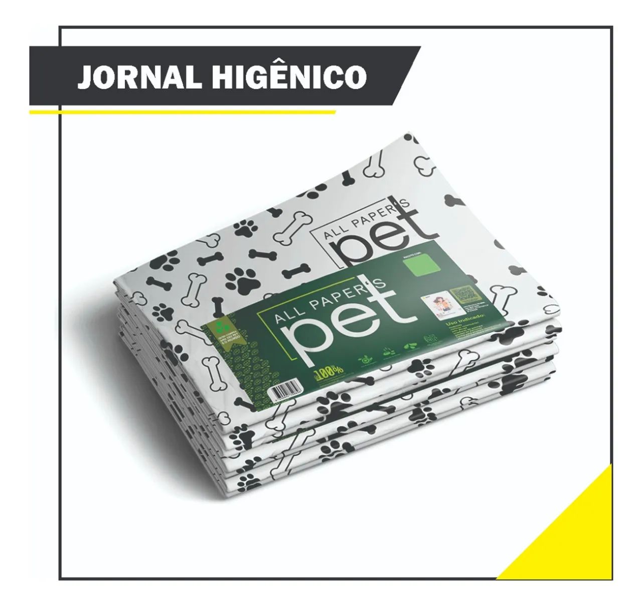 JORNAL PET 5Kg 300 folhas Tam 63x58cm 100% BIODEGRADÁVEL. - Foto 5