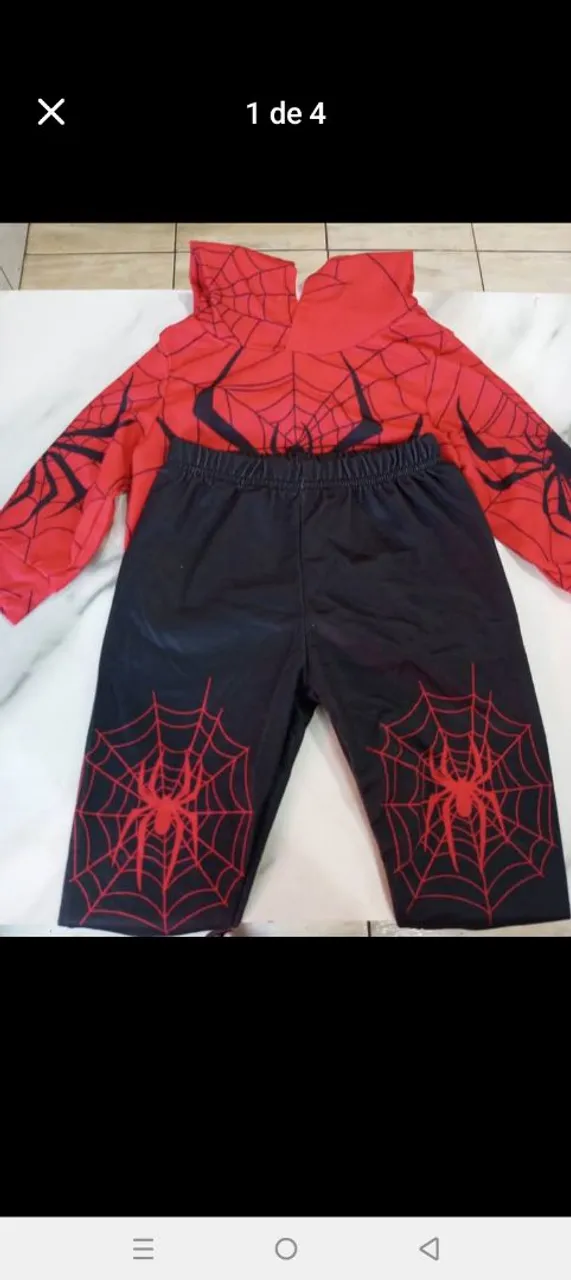 Conjunto Homem Aranha Infantil