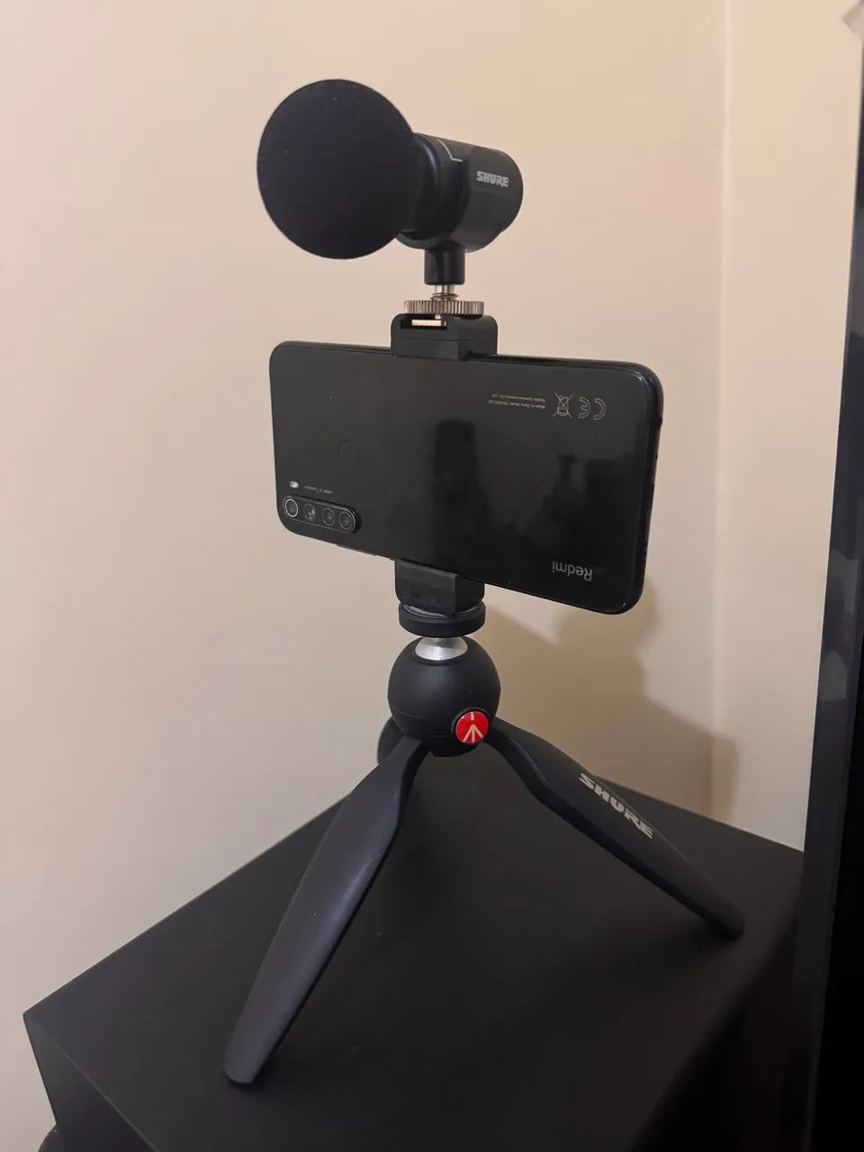 Microfone Shure mv88 + vídeo kit 