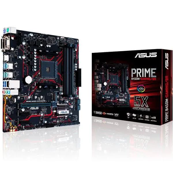 Placa mãe Asus B450M Gaming Br (LEIA DESCRIÇÃO) - Foto 2